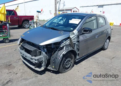 2021 Mitsubishi Mirage Carbonite Edition/Es/Le from USA, damaged, VIN ML32AUHJ6MH014442